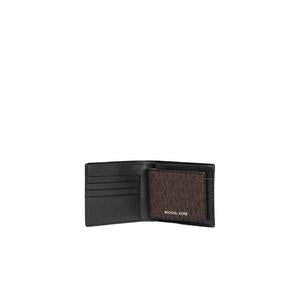 Michael Kors Cooper Billfold 36U9LCRF6B Wallet With Passcase In Brown Black