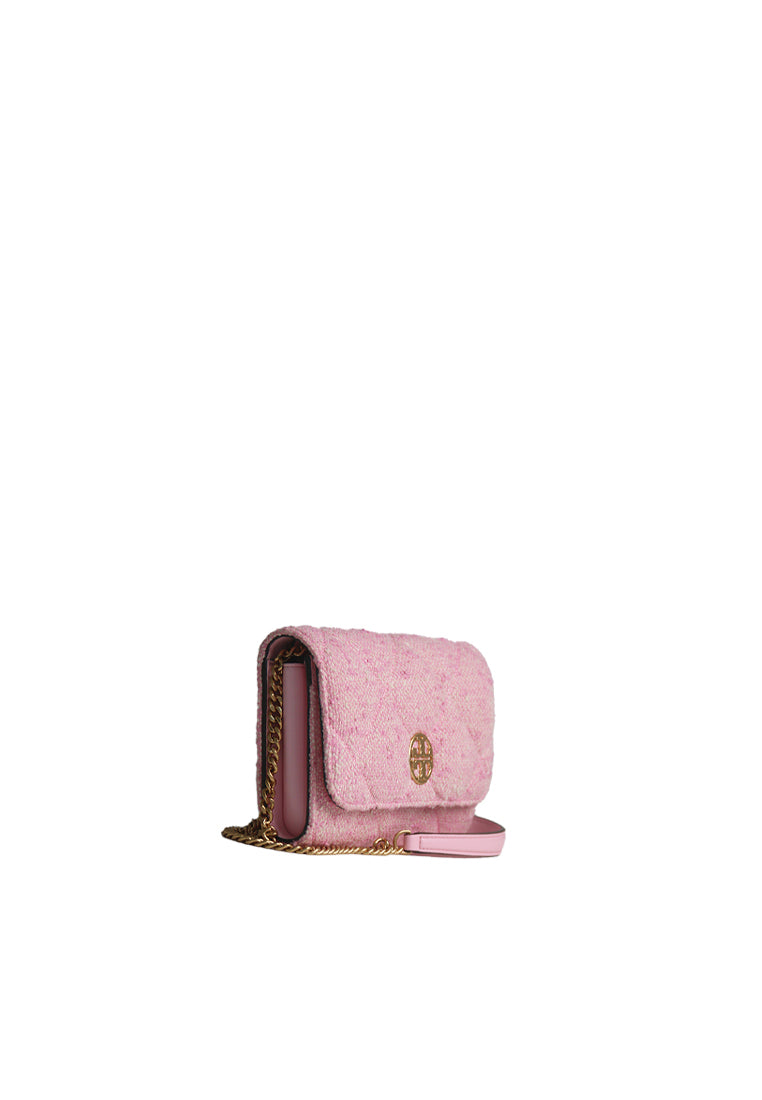 Tory Burch Willa Tweed Chain Wallet Crossbody Bag In Tweed 163030