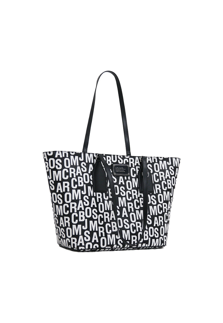 Marc Jacobs Large Tote Shoulder Bag Printed In Black White 4S4HTT005H02