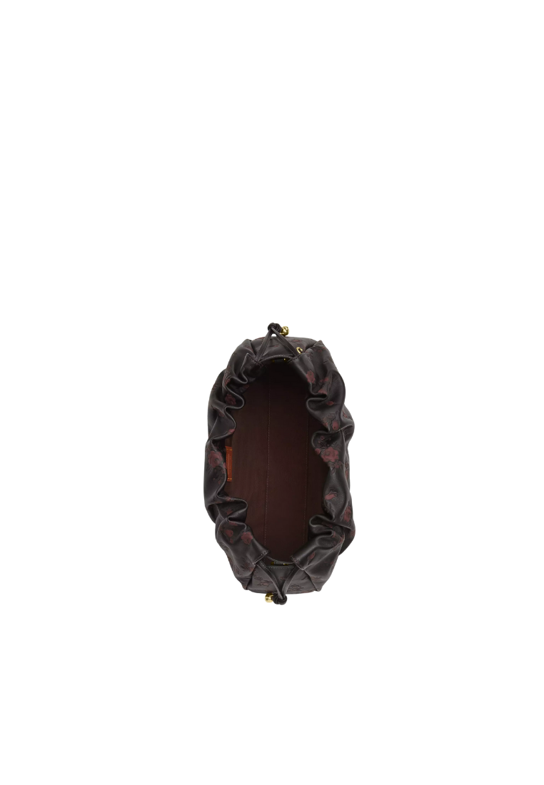 ( PREORDER ) Coach Faye Large With Floral Print Shoulder Bag In Wine Multi CCE25