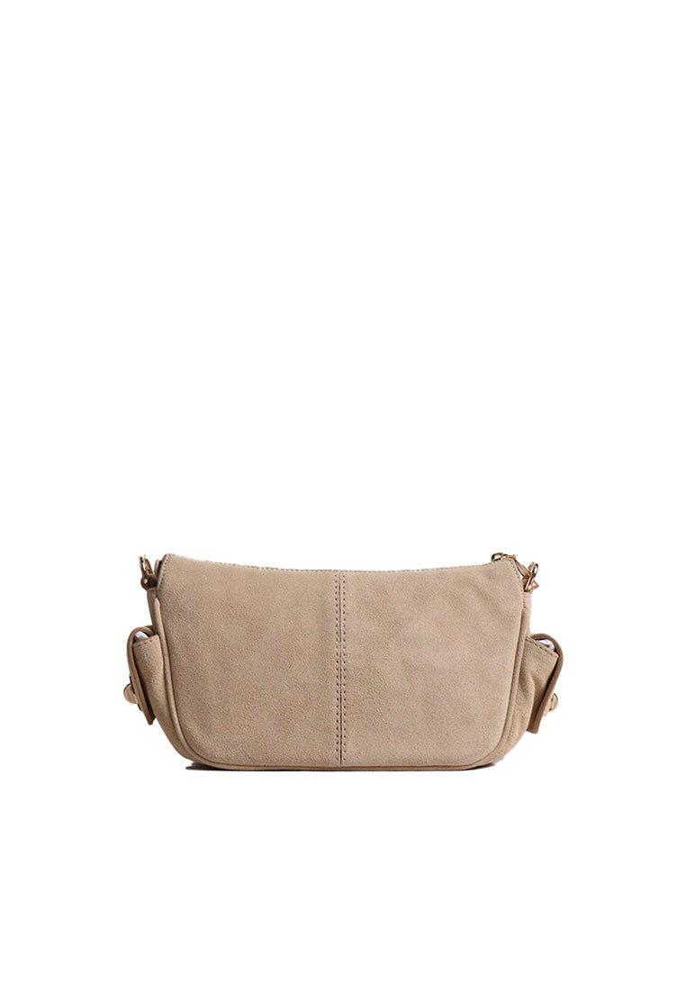 Marc Jacobs Soft Signet Suede Shoulder Bag In Tan 4R5HSH014H01