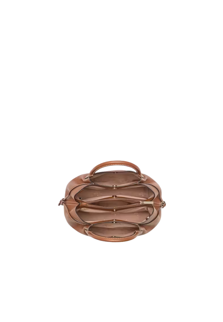 ( PREORDER ) Kate Spade Dumpling Large Shoulder Bag In Warm Gingerbread KM155