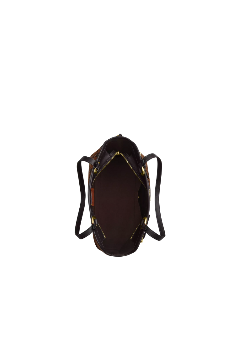 ( PREORDER ) Coach Easton In Signature Chenille Tote Bag In Gold CCZ08