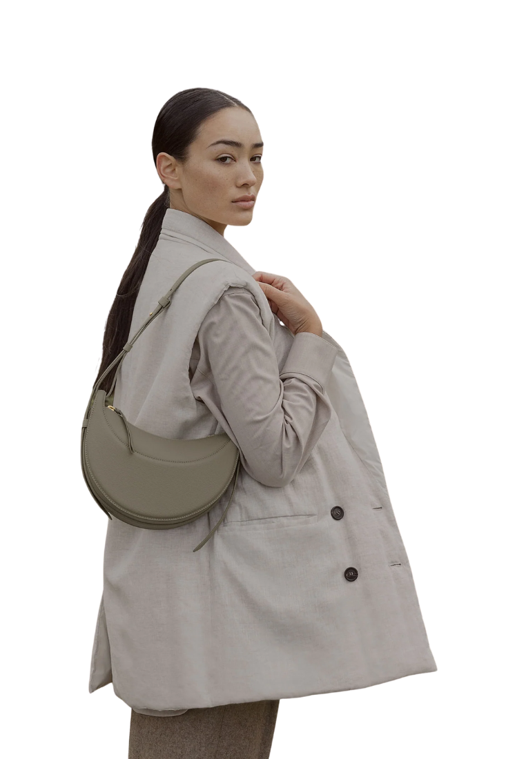 ( PREORDER ) Polene Numero Dix Crossbody Bag In Textured Olive