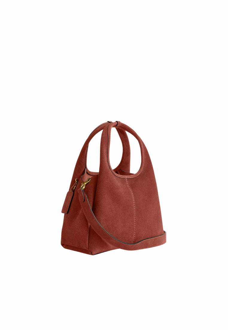 ( PREORDER ) Coach Lana 23 Shoulder Bag In Brass Clay CBZ95