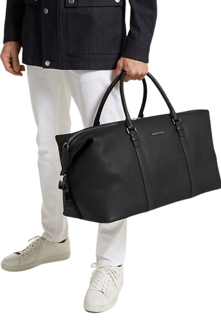 ( PREORDER ) Michael Kors Brooklyn Duffle Bag Recycled Nylon In Black 33F3SBNU3B