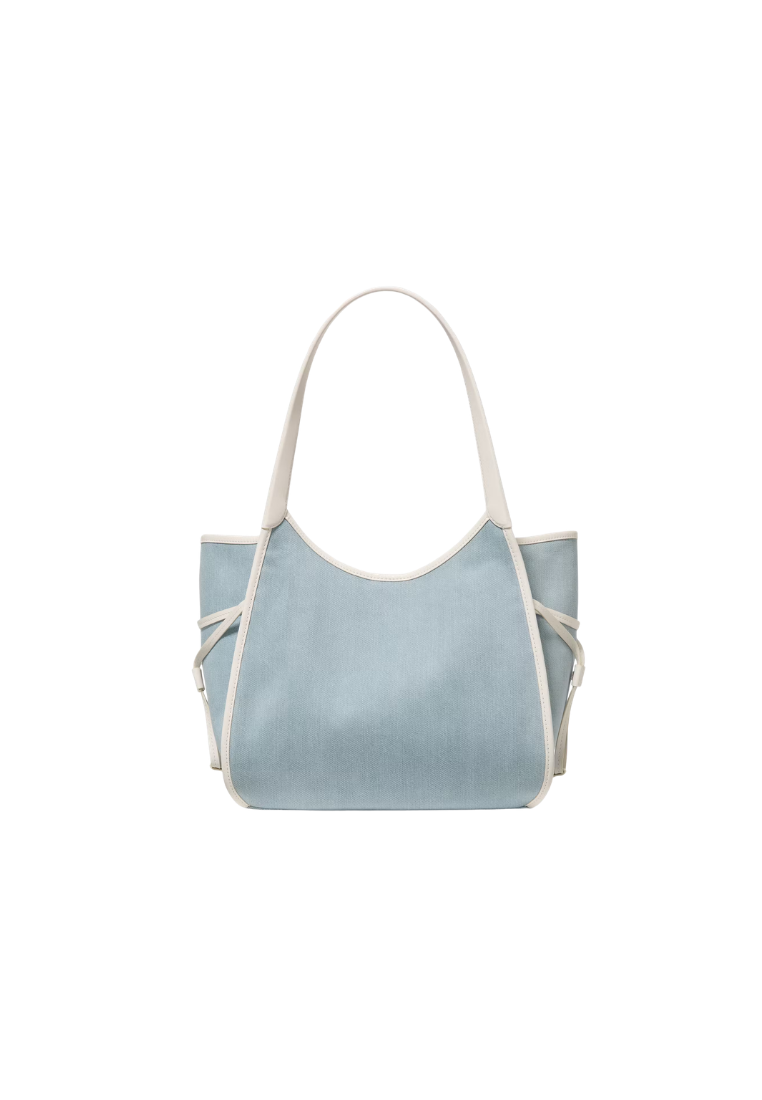 ( PREORDER ) Kate Spade Stash Denim Carryall Bag In Blue Multicolor KO138