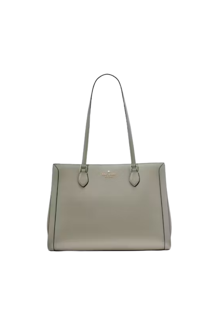 ( PREORDER ) Kate Spade Madison Saffiano East West Leather Large Tote Bag In Dusky Pine KC434