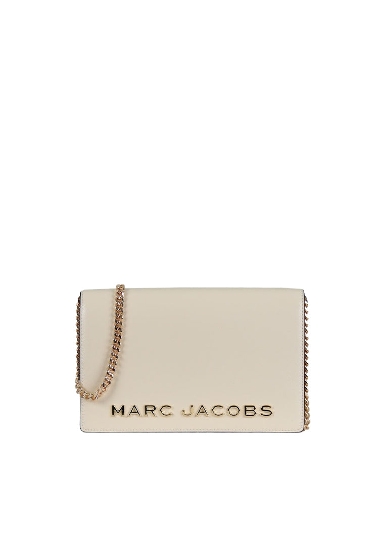 Marc Jacobs Clutch Crossbody Bag Leather In Marshmallow 4R3SMN015S01