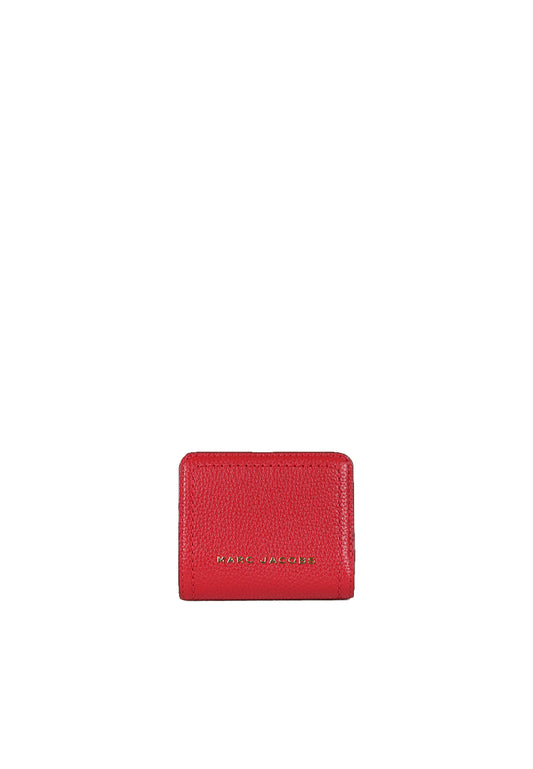 Marc Jacobs Groove Mini Wallet Compact In Savvy Red S101L01SP21