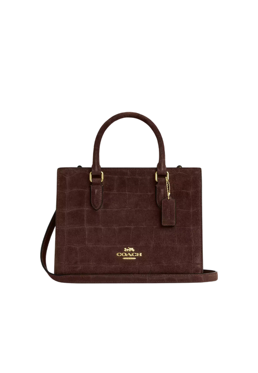 ( PREORDER ) Coach Maggie Small Tote Bag In Gold Mapple CCC71