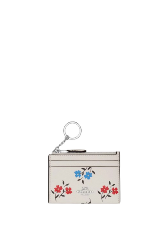 Coach Mini Skinny Id Card Case With Floral Print
In Chalk Multi CT995
