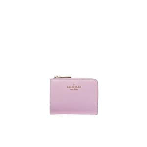 Kate Spade Madison Small L Zip Wallet In Berry Cream KH615