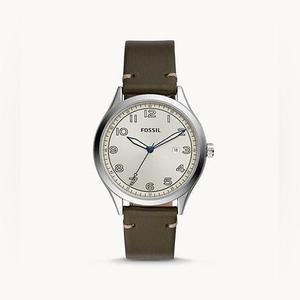 Fossil Wylie Three-Hand BQ2488 Grey Leather Watch