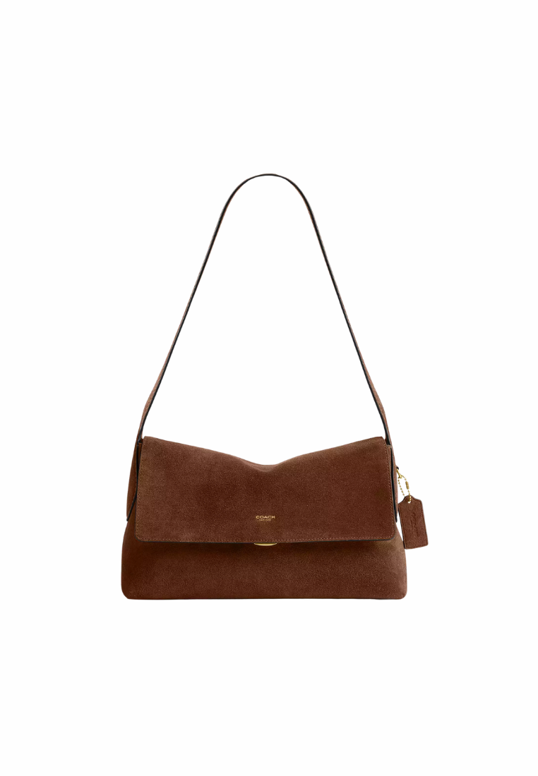 ( PREORDER ) Coach Chelsea 30 Shoulder Bag In Warm Brown CDS59