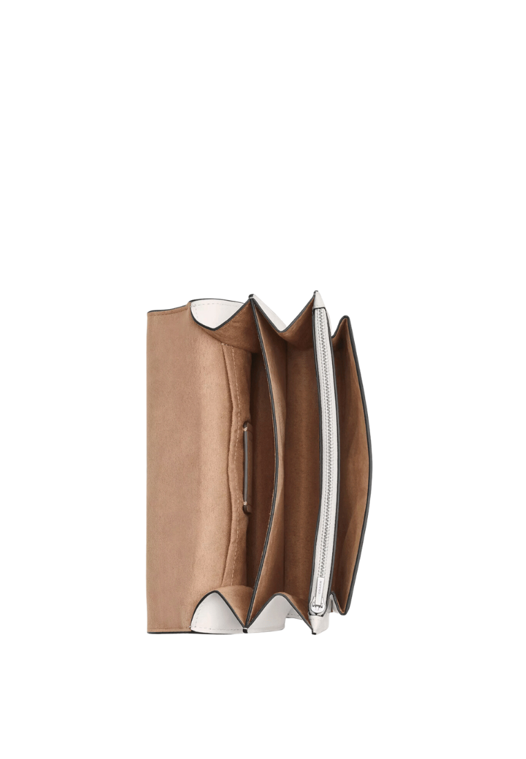 Coach Klare Shoulder Bag In Signature Canvas In Glacierwhite CP078