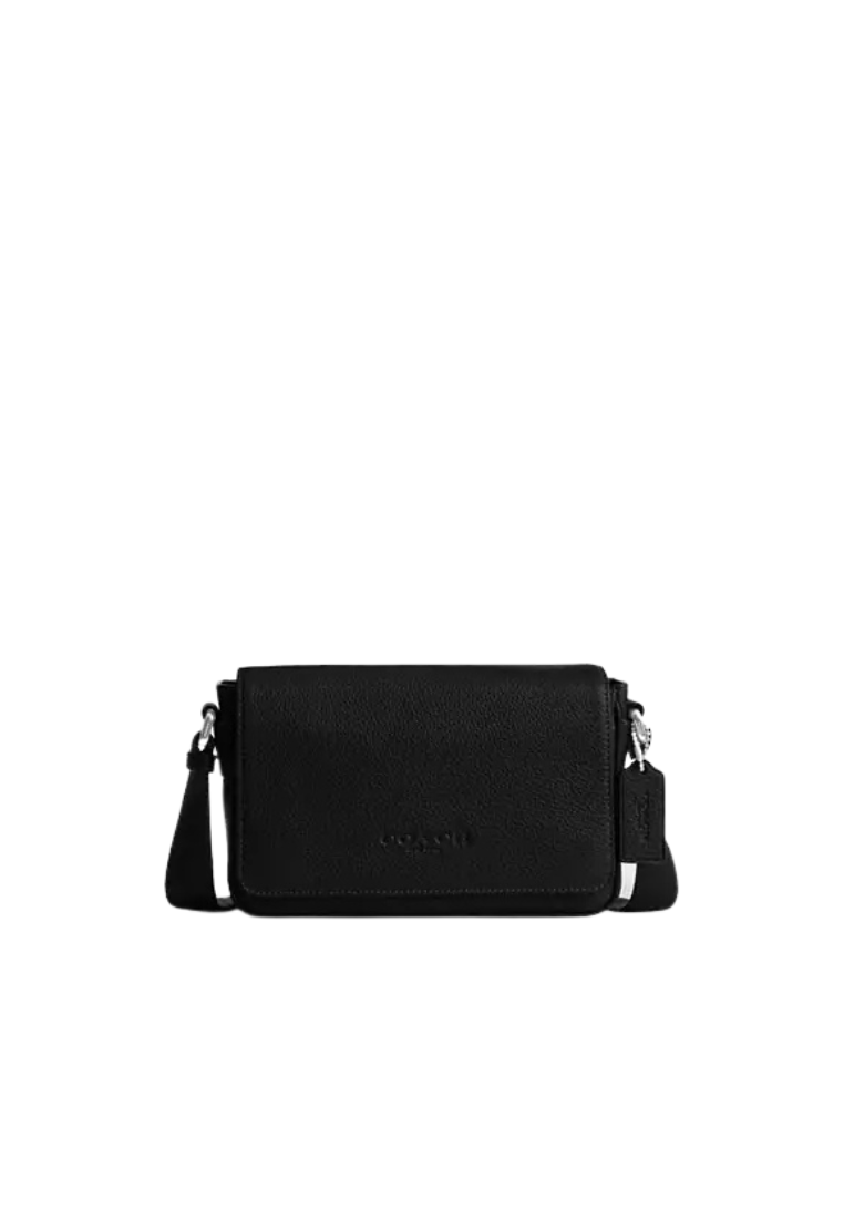 Coach Jack Crossbody Bag Small Flap In Black CEW73