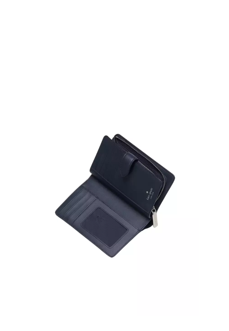 Kate Spade Schuyler Medium Compact Billfold Wallet In Blazer Blue KG676