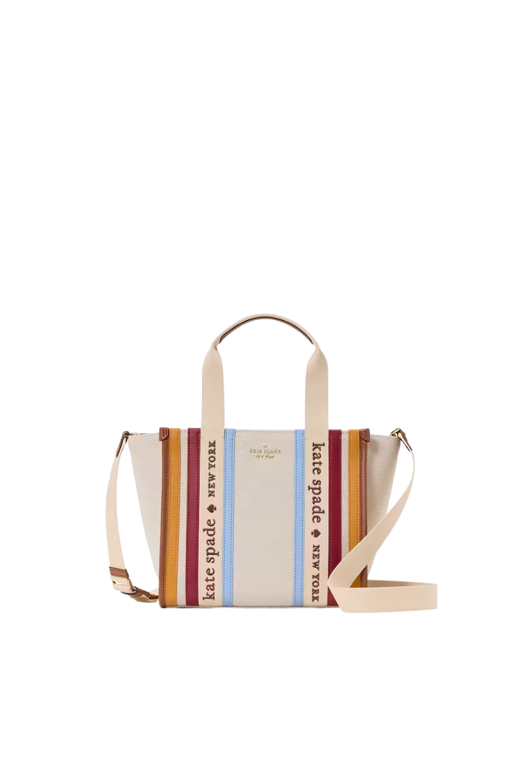 ( PREORDER ) Kate Spade Kip Stripe Small Tote Bag In Multi KL843