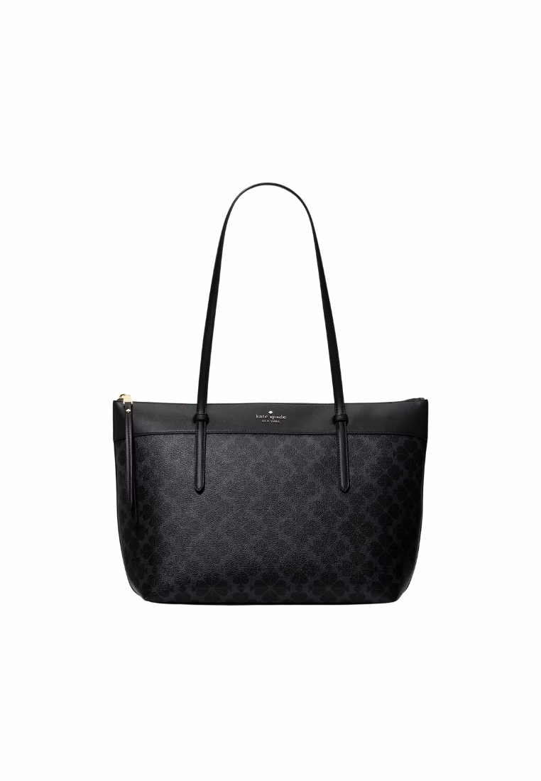Kate Spade All Day Tote Bag Spade Flower In Black KO142