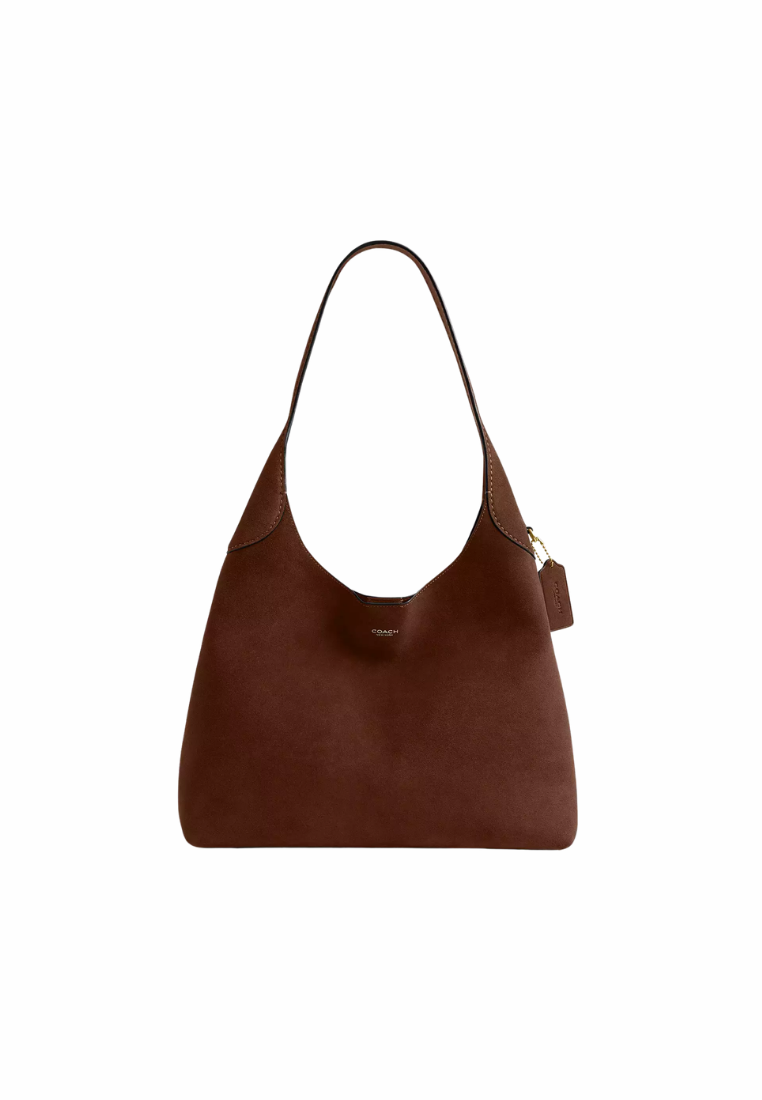 ( PREORDER ) Coach Brooklyn 34 Shoulder Bag In Warm Brown CCU01