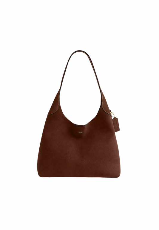 ( PREORDER ) Coach Brooklyn 34 Shoulder Bag In Warm Brown CCU01