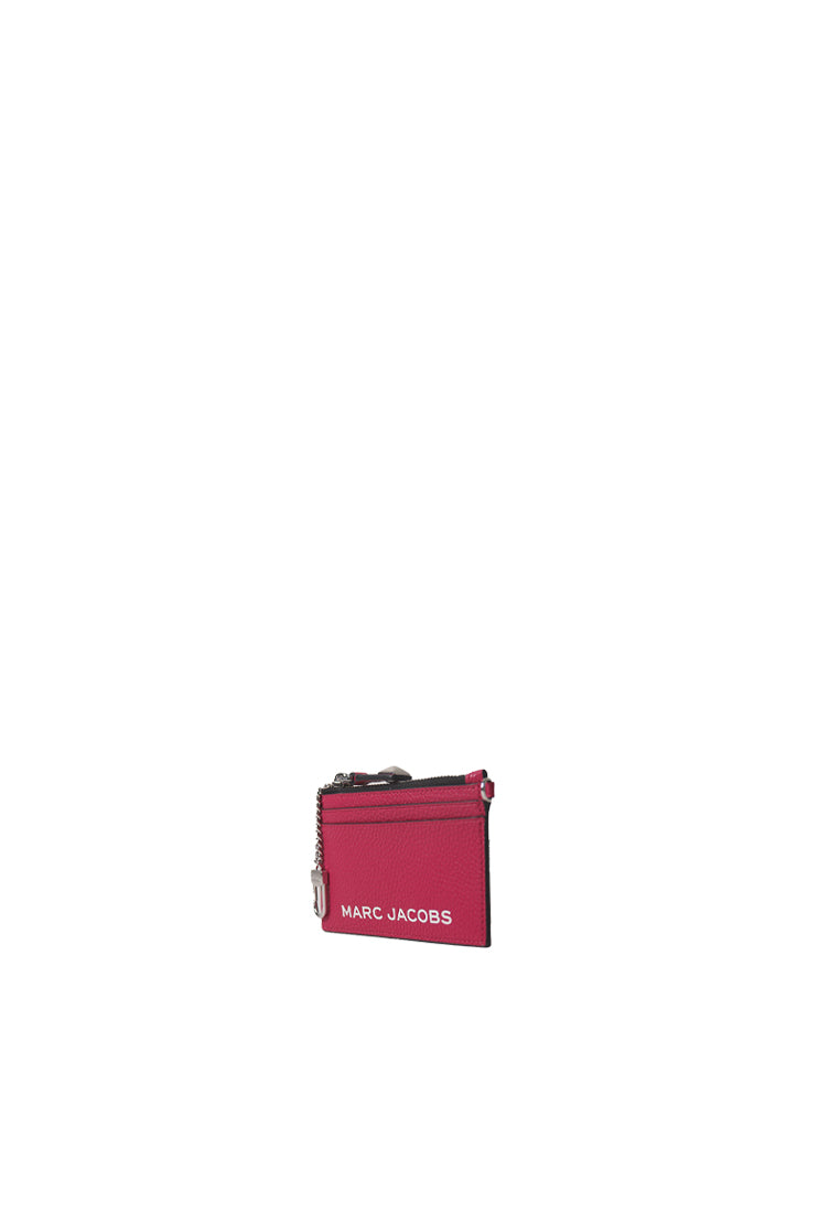 Marc Jacobs Small Slim Billfold Wallet In Lipstick Pink 4R3SMP025S02