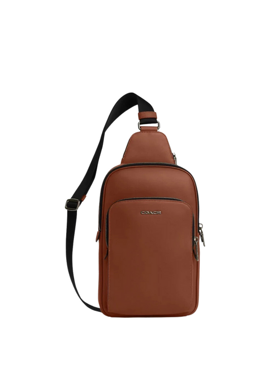 Coach Ethan Pack Crossbody Bag In Saddle CO911