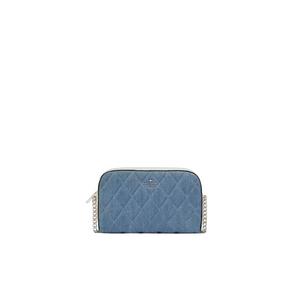 Kate Spade Carey Denim Mini Camera Bag In Blue Multi KG667