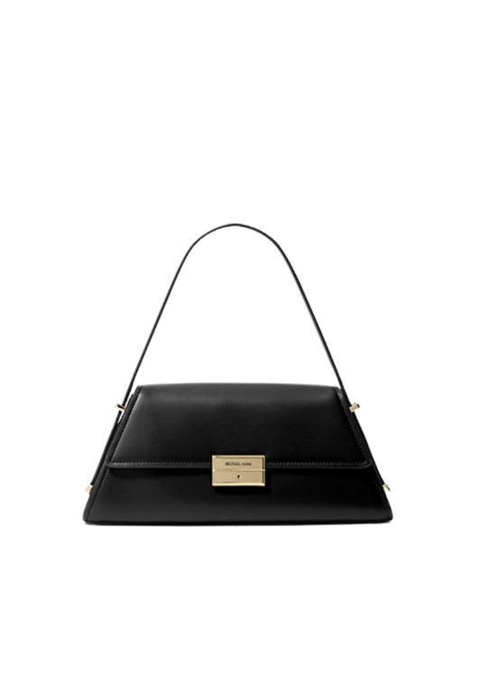 ( PREORDER ) Michael Kors Ludlow Medium Leather Shoulder bag In Black 30F4GLNL2L