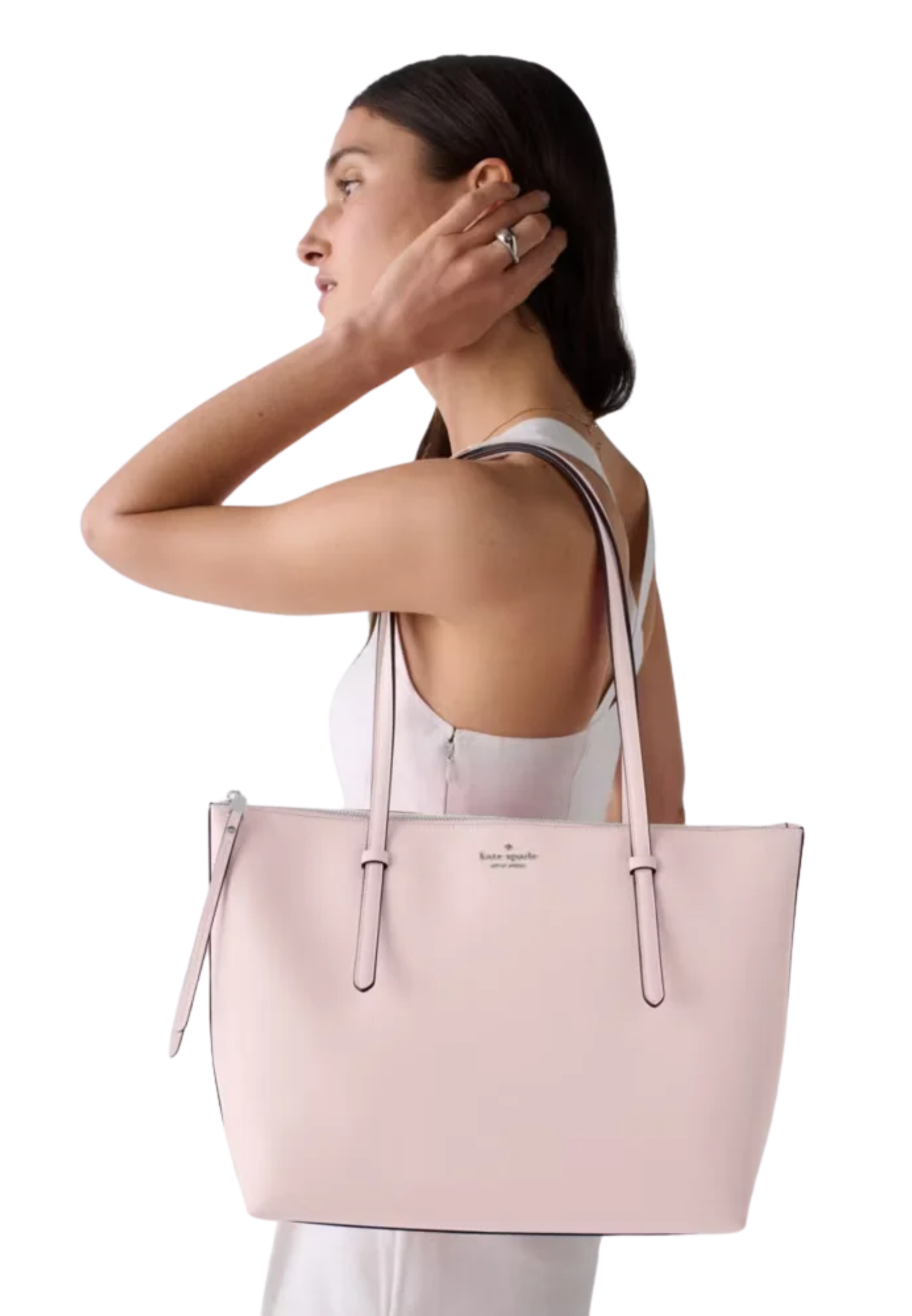 Kate Spade All Day Tote Bag In Shimmer Pink KO140