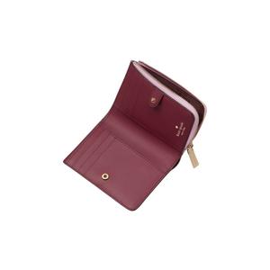 Kate Spade Madison Small L Zip Wallet In Berry Cream KH615