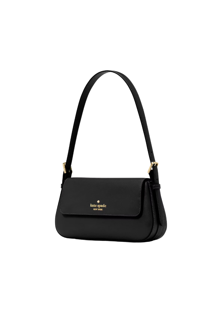 Kate Spade Madison Small Flap Shoulder Bag In Black KK952
