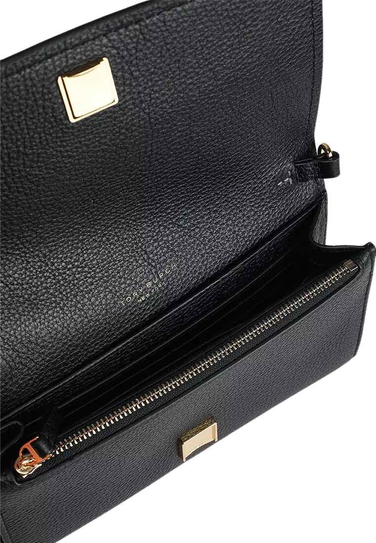 Tory Burch Thea Crossbody Bag With Flat Wallet In Black 146467