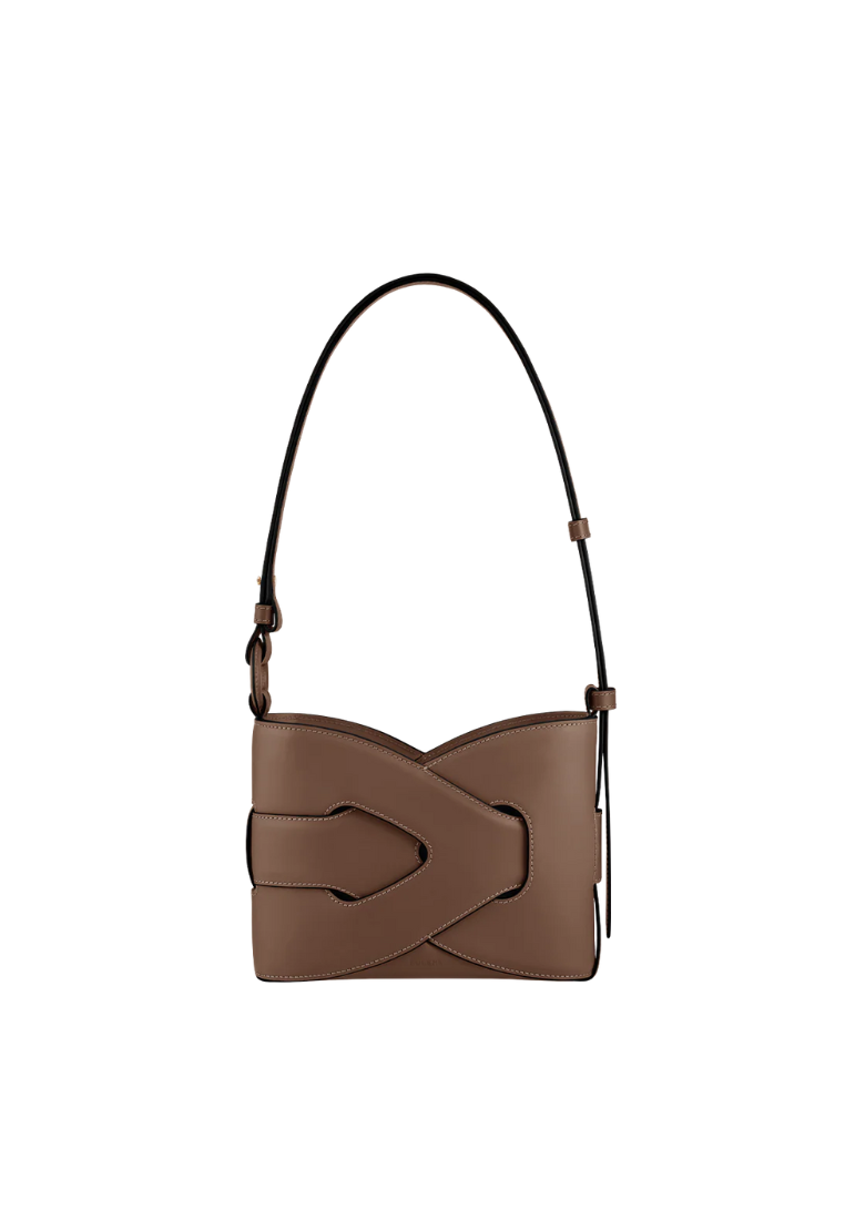 ( PREORDER ) Polene Nodde Shoulder Bag In Smooth Root
