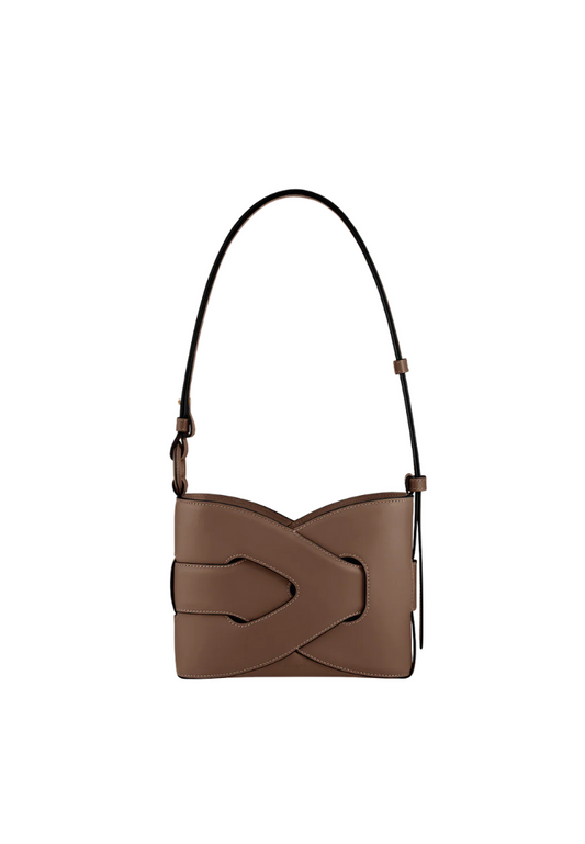 ( PREORDER ) Polene Nodde Shoulder Bag In Smooth Root