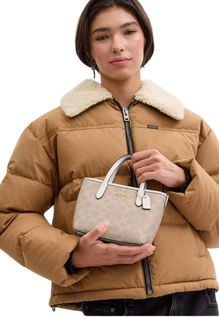 ( PREORDER ) Coach City Mini Tote Bag In Sand Chalk CW032