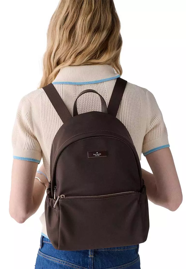 Kate Spade Carter KSNYL Dome Backpack In Hot Fudge KP110