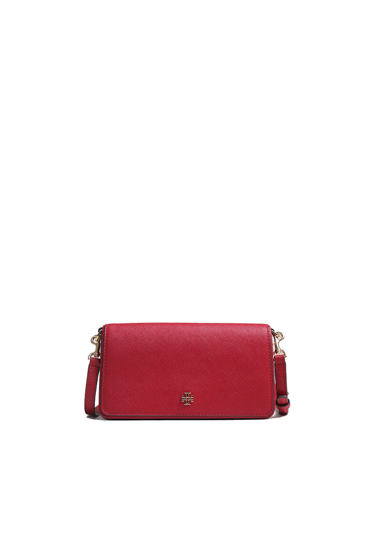 Tory Burch Emerson Mini Crossbody Bag In Bartlett Red 159463
