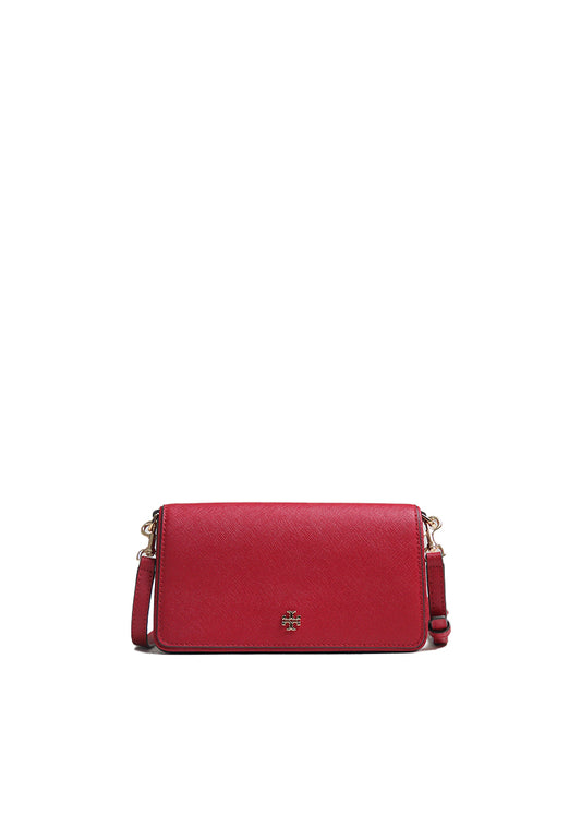 Tory Burch Emerson Mini Crossbody Bag In Bartlett Red 159463