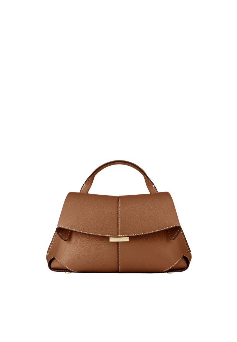 ( PREORDER ) Polene Mokki Mini Crossbody Bag In Textured Camel