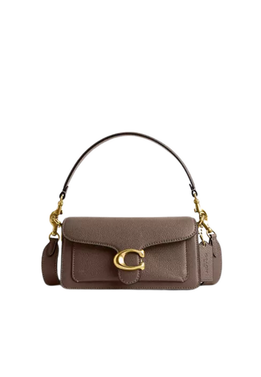 ( PREORDER ) Coach Tabby 20
 Shoulder Bag In Dark Stone CM546