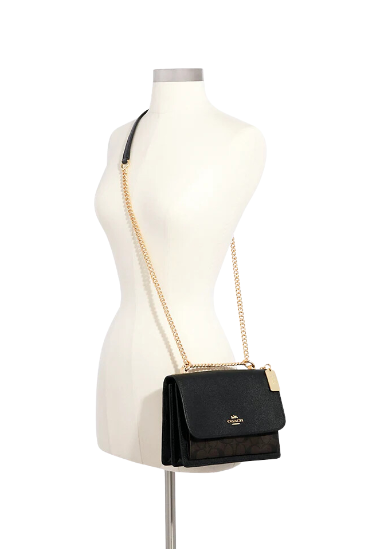 Coach Signature Klare Crossbody 91019 In Brown Black