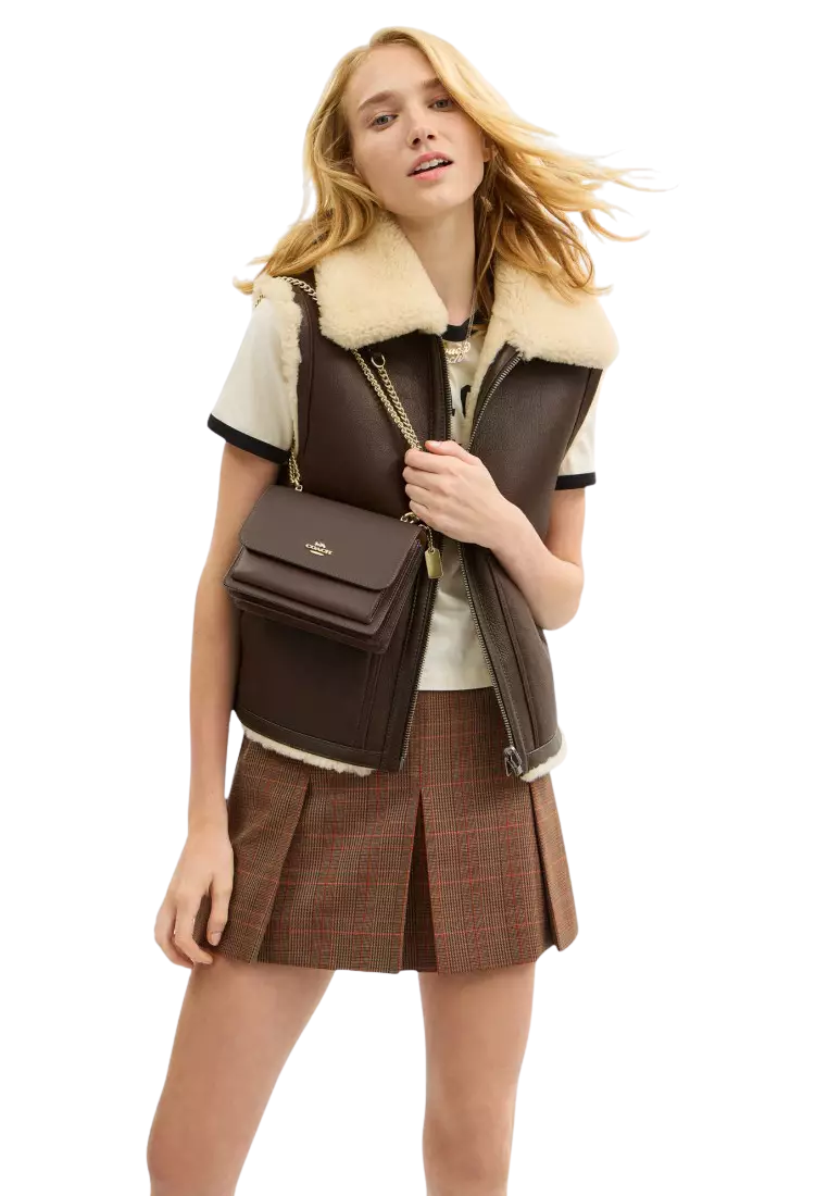 Coach Mini Crossbody Bag Klare In Dark Stone CBI23