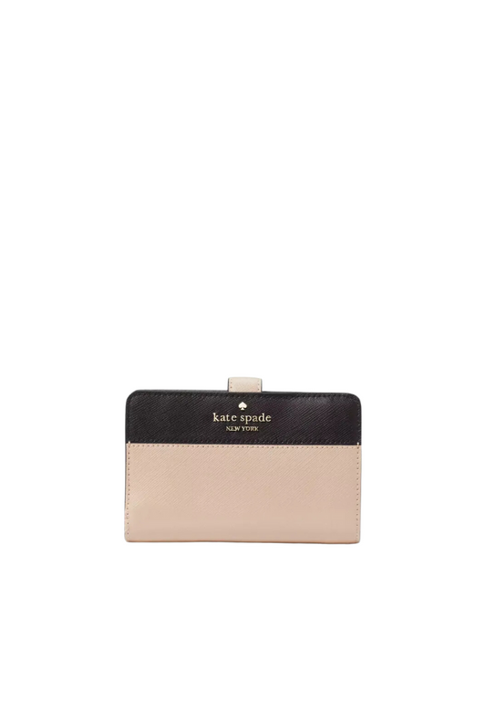 Kate Spade Madison Medium Compact Bifold Wallet In Toasted KC511