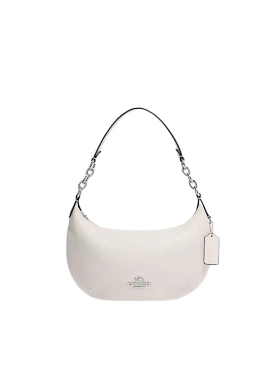 ( PREORDER ) Coach Payton Hobo Shoulder Bag In Silver Chalk CE619