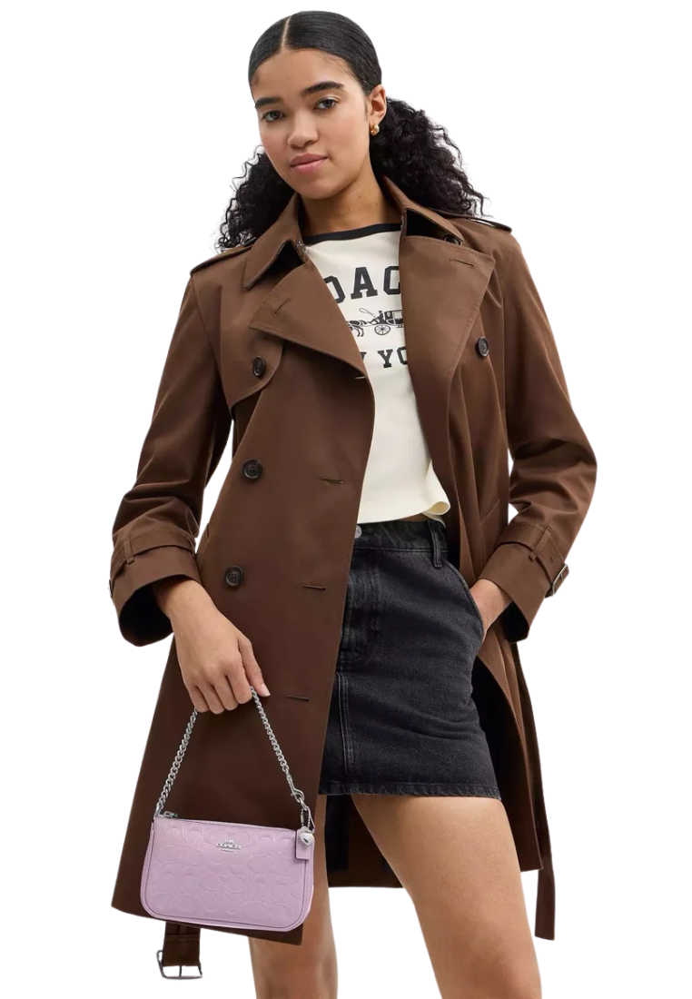 Coach Nolita 19 Shoulder Bag In Signature Leather With Heart Charm In Light Violet CCZ27