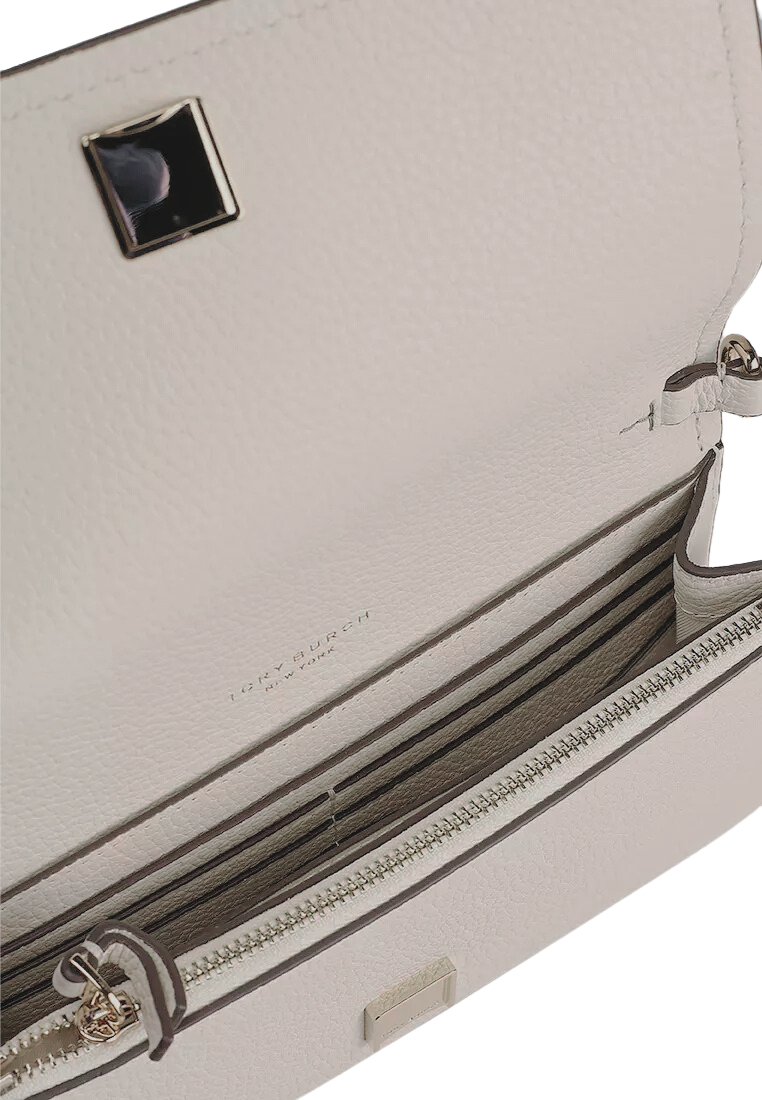Tory Burch Thea Crossbody Bag With Flat Wallet In Gray Heron 146467