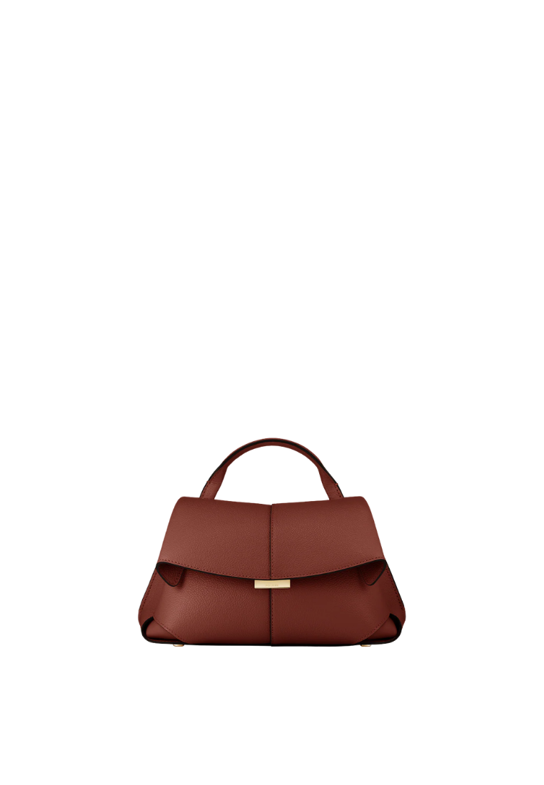 ( PREORDER ) Polene Mokki Mini Crossbody Bag In Textured Red Clay