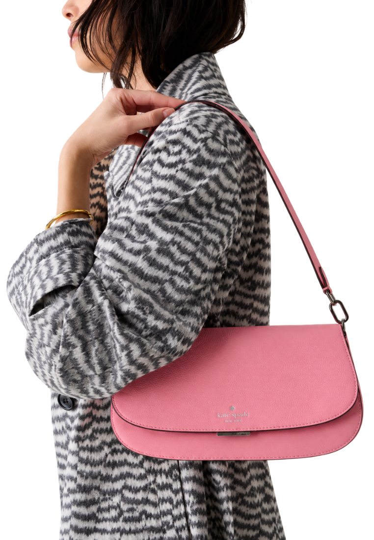 Kate Spade Quinn Shoulder Bag In Grapefruit KN644